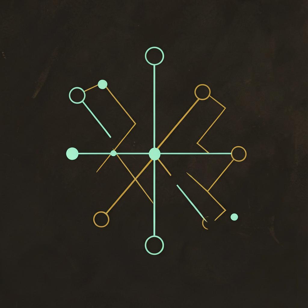 Abstract network of connected nodes representing a capital allocation framework.