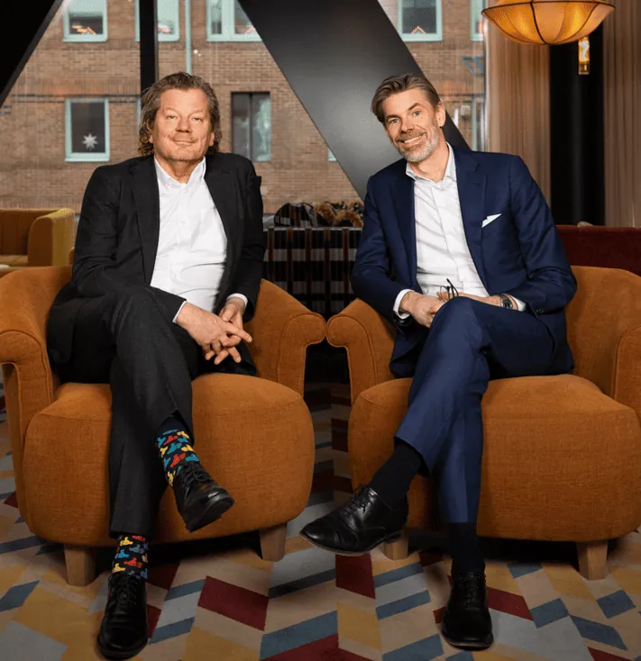 Fredrik Weissenrieder and Daniel Lindén, founders of Weissr